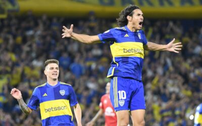 Con un partido soñado de Cavani, Boca venció a Belgrano
