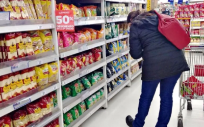 Supermercados en caída: La crisis impacta en los alimentos
