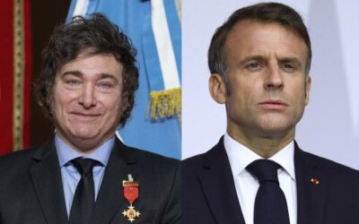 Javier Milei llegó a Francia: Reunió con Macron y Juegos Olímpicos