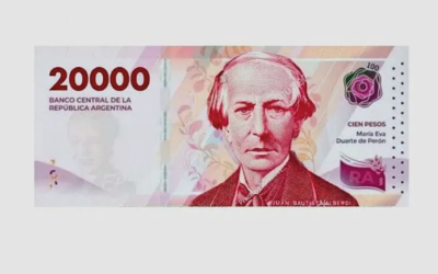 Con la cara de Alberdi, ya circula el nuevo billete de $20.000