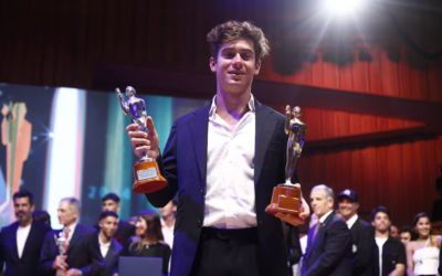¡Son de oro! Dibu Martínez y Franco Colapinto triunfaron en los Premios Olimpia