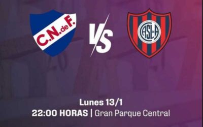 Nacional ante San Lorenzo, por la Serie Río de la Plata