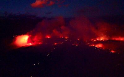 Sigue crítica la situación de los incendios en El Bolsón