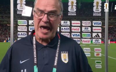 La furia de Bielsa tras la eliminación de Uruguay en el Mundial