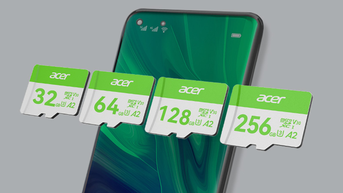 BIWIN presentó las tarjetas de memoria microSD Acer MSC100 2 (002)
