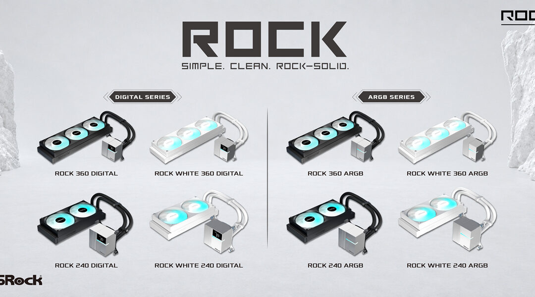 ASRock presentó su nueva línea Rock de refrigeración líquida AIO